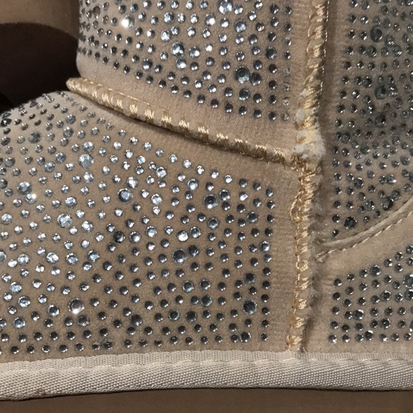 INC INTERNATIONAL CONCEPTS Adrief Cream Bling Booties size 6 - Picture 6 of 8